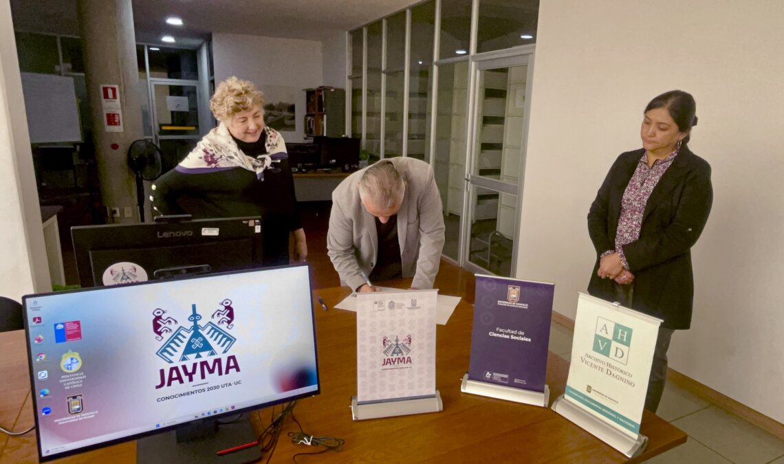 JAYMA optimiza la investigación en el Archivo Histórico Vicente Dagnino de la Universidad de Tarapacá