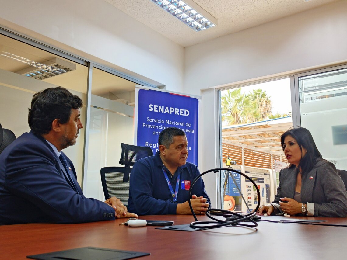 Gobierno refuerza coordinación preventiva ante evento meteorológico en Región de Arica y Parinacota